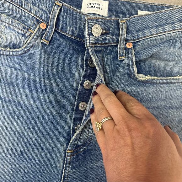 Citizens Of Humanity Jolene High Rise Vintage Slim Size 25 - Picture 6 of 12